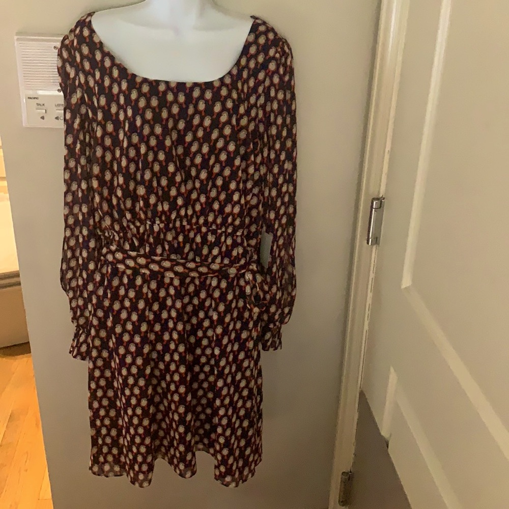 NWT Forever21  dress  in navy/red